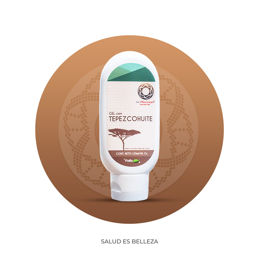 Gel con Tepezcohuite BioMaussan